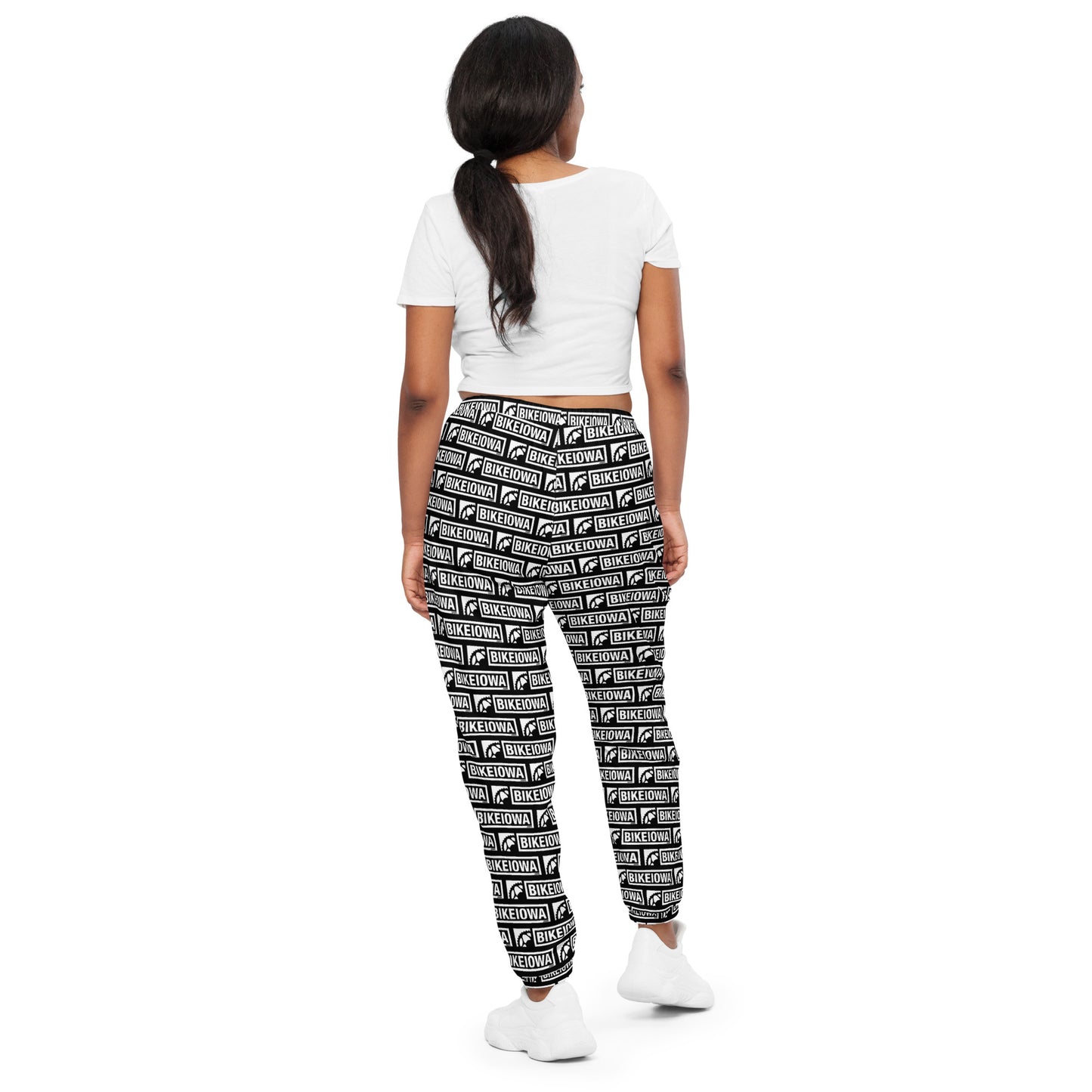 Unisex track pants - black logo