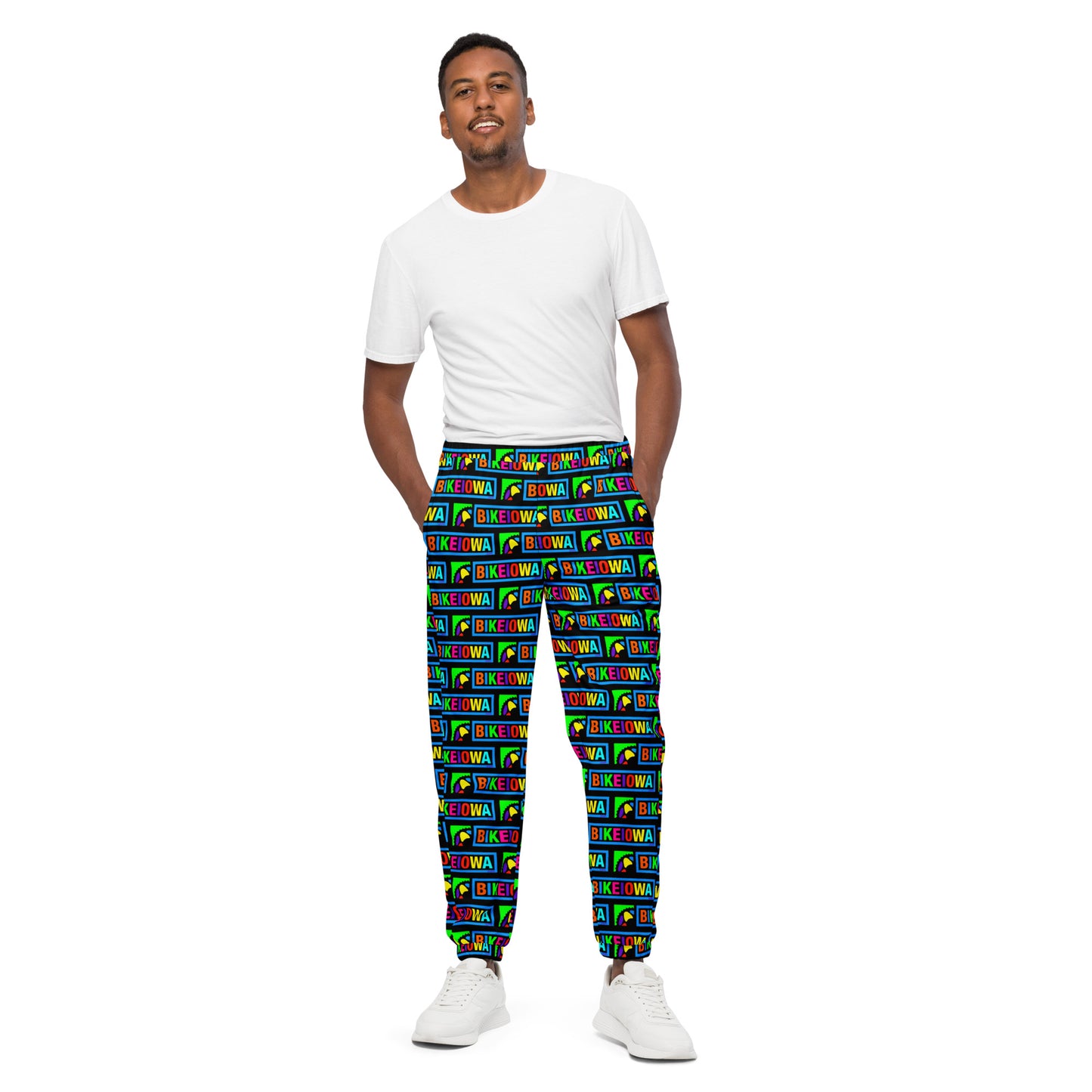 Unisex track pants - colorful logo