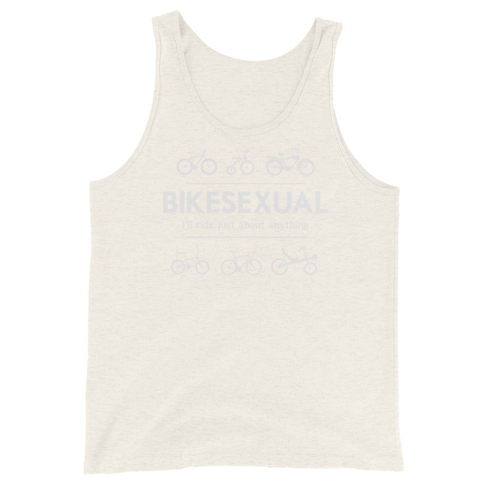 BIKESEXUAL Tank - white logo