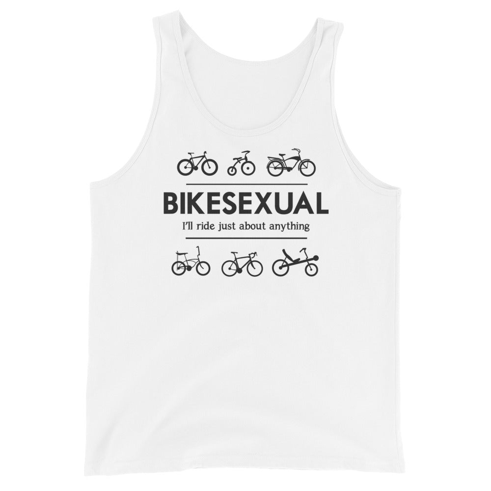 BIKESEXUAL Tank - black logo