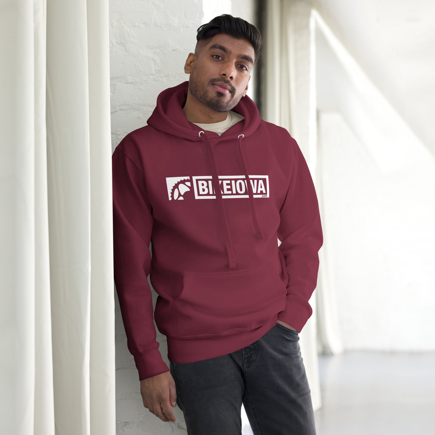 Unisex Hoodie - white logo