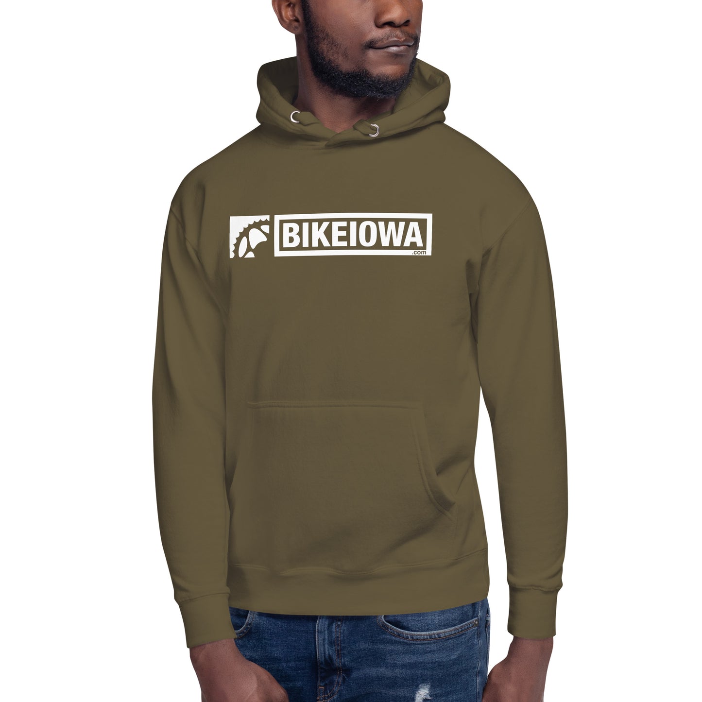 Unisex Hoodie - white logo